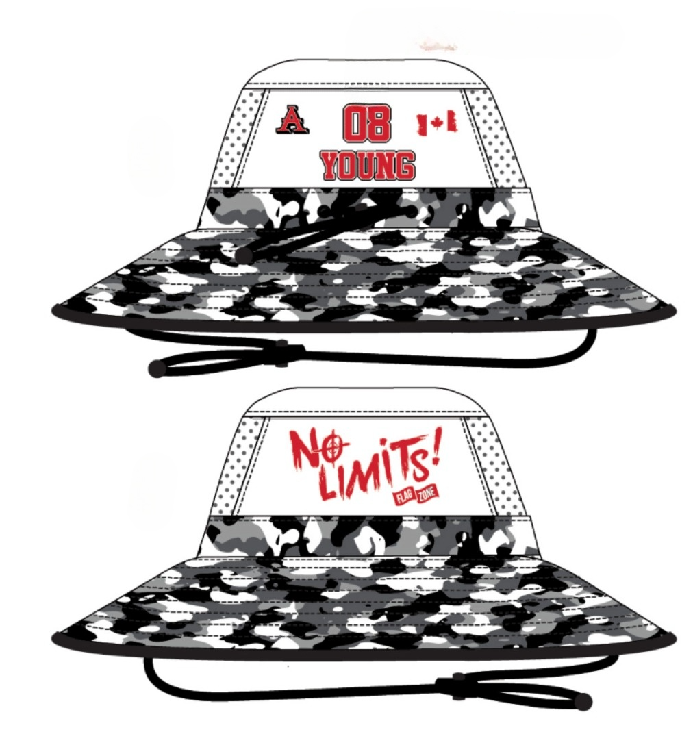 Chapeau de type ''bonnie'' No Limit Flag Football personalisable!