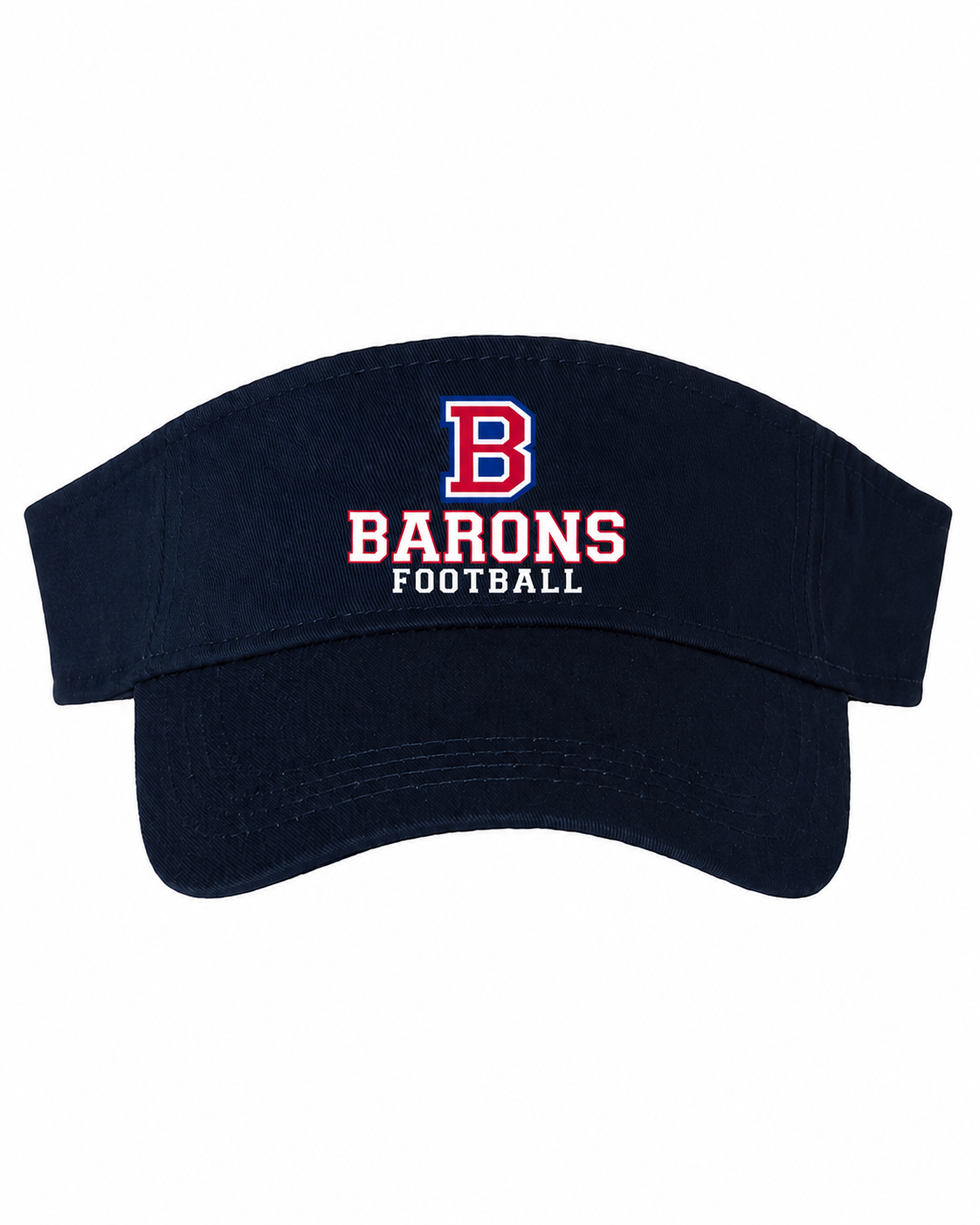 Visière avec logo officiel des Barons