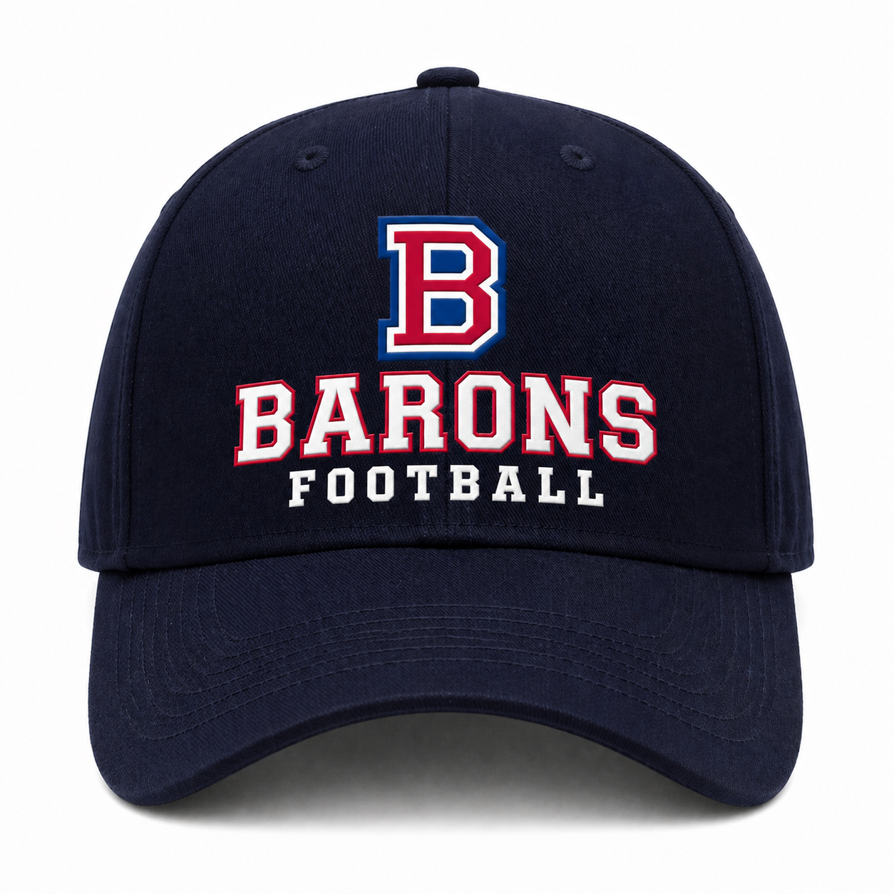 Casquette ''trucker'' bleu foncé avec logo Barons