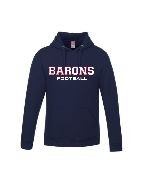 Kangourou Lettrage Barons Football - Bleu foncé