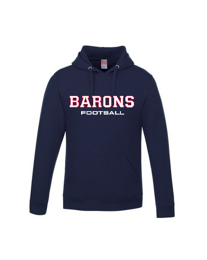 Kangourou Lettrage Barons Football - Bleu foncé