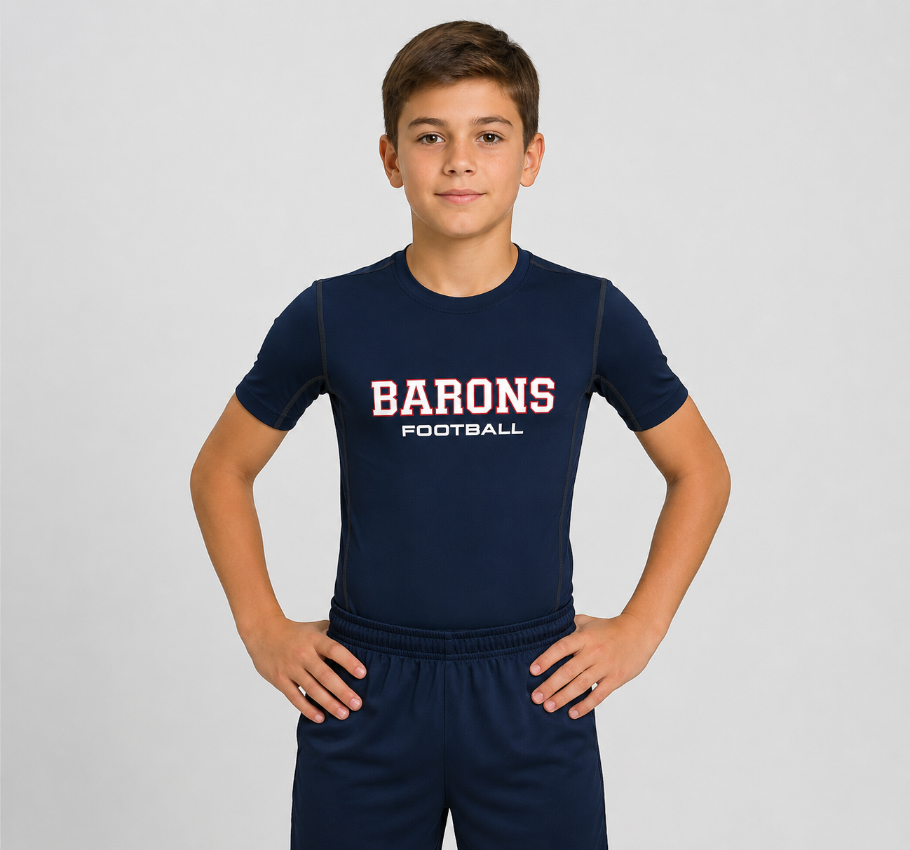 Tshirt COMPRESSION en polyester étirable