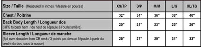T-shirt manches longues 100% polyester