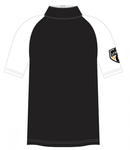 Manches courtes 1/4 zip pour HOMMES en polyester