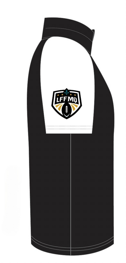 Manches courtes 1/4 zip pour HOMMES en polyester